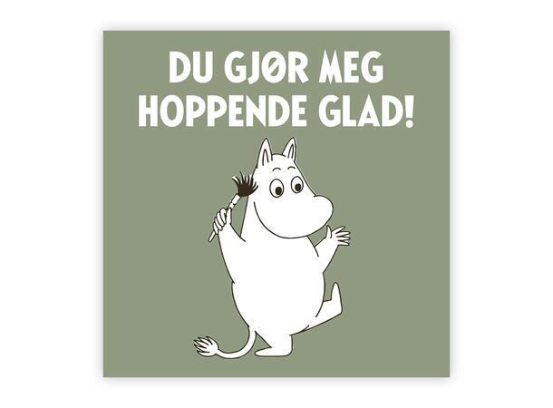 Mummi dobbeltkort - Du gjør meg hoppende 12 cm Mummi 