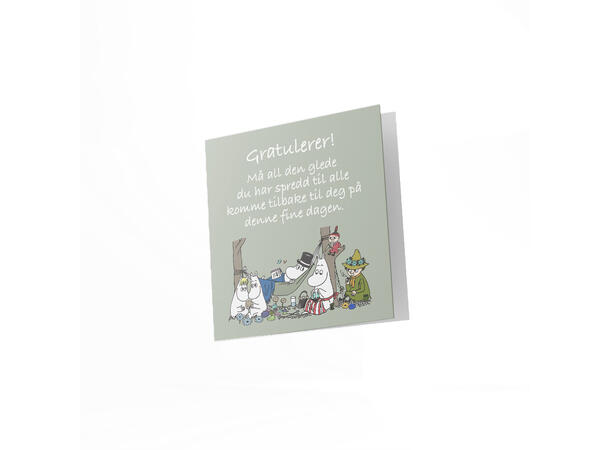 Mummi dobbeltkort - Gratulerer 12 cm Mummi
