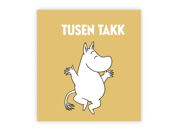 Mummi dobbeltkort - Tusen takk 7,5 cm Mummi 