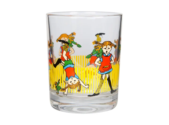 Pippi Vannglass - Pippi Langstrømpe 2 dl  Pippi Langstrømpe 