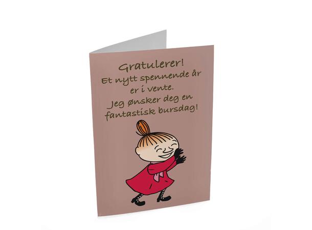 Mummi dobbeltkort- Gratulerer 17 cm  Mummi