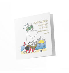Mummi dobbeltkort - Gratulerer med dagen 12 cm Mummi