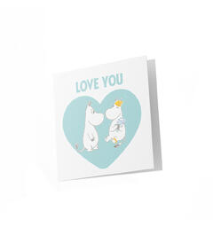 Mummi dobbeltkort - Love you 7,5 cm Mummi