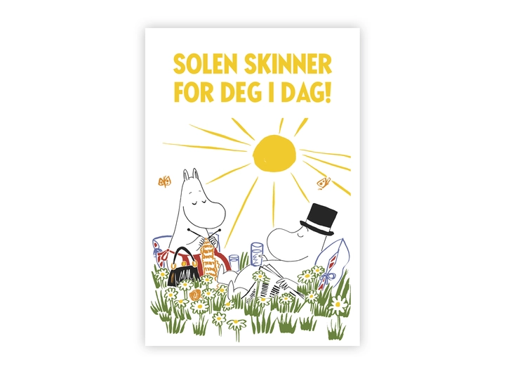 Mummi dobbeltkort- Solen skinner for deg 17 cm  Mummi 
