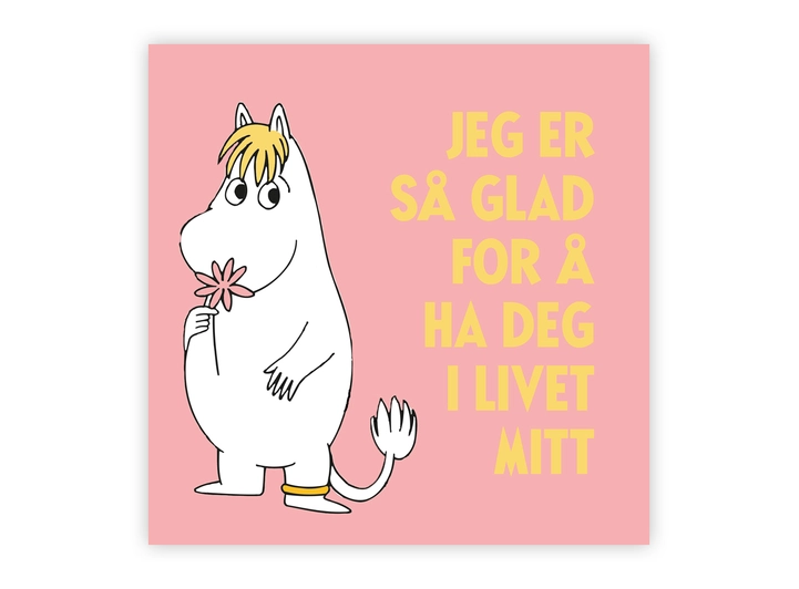 Mummi dobbeltkort - Jeg er så glad for å 12 cm Mummi 