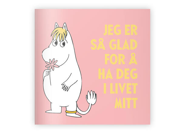 Mummi dobbeltkort - Jeg er så glad for å 12 cm Mummi