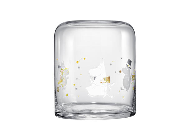 Mummi Glasslykt - Sparkling stars 18 cm