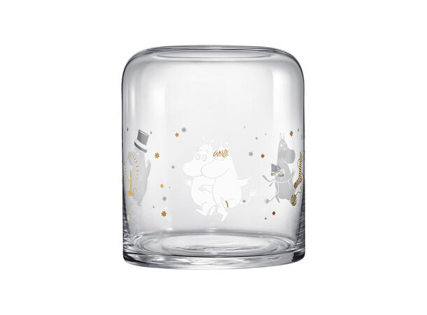 Mummi Glasslykt - Sparkling stars 18 cm