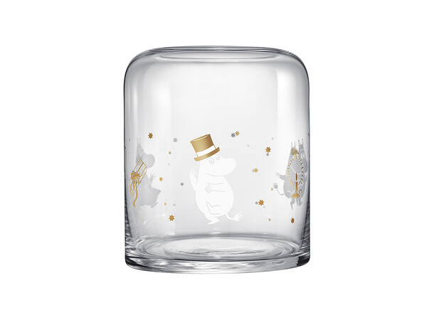 Mummi Glasslykt - Sparkling stars 18 cm