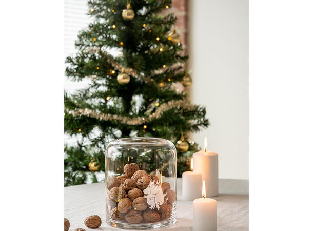 Mummi Glasslykt - Sparkling stars 18 cm