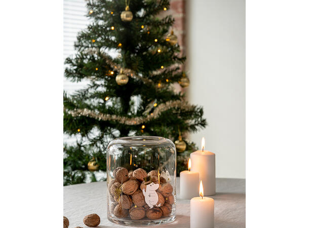 Mummi Glasslykt - Sparkling stars 18 cm