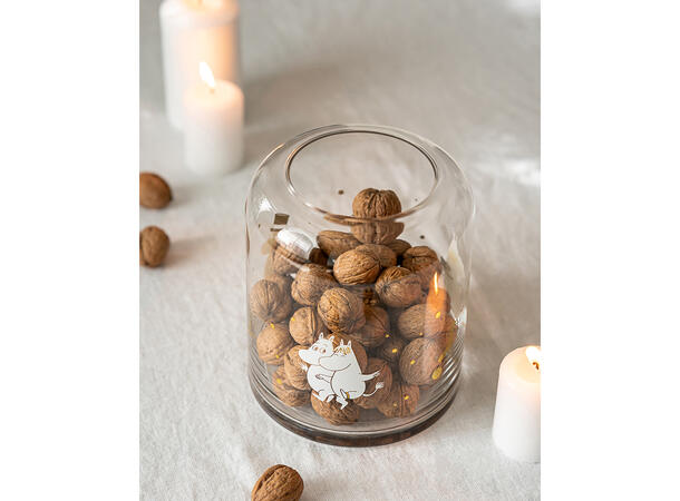 Mummi Glasslykt - Sparkling stars 18 cm