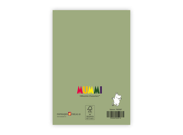 Mummi dobbeltkort- Gratulerer 17 cm  Mummi 