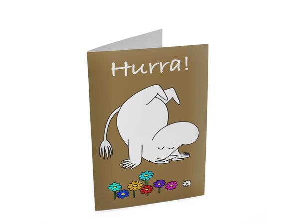 Mummi dobbeltkort- Hurra 17 cm  Mummi