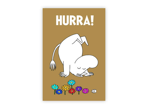 Mummi dobbeltkort- Hurra 17 cm  Mummi 