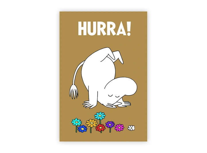 Mummi dobbeltkort- Hurra 17 cm  Mummi 