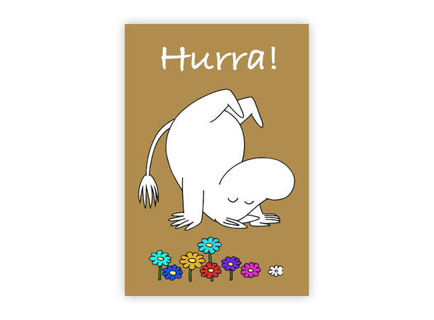 Mummi dobbeltkort- Hurra 17 cm  Mummi