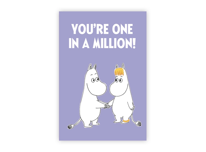 Mummi dobbeltkort- You'r one in a millio 17 cm  Mummi 