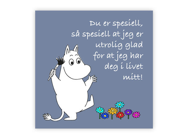 Mummi dobbeltkort - Du er spesiell 12 cm Mummi 