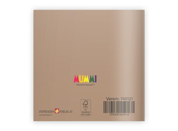 Mummi dobbeltkort - Du og jeg 7,5 cm Mummi