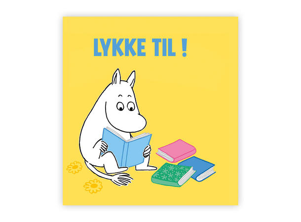 Mummi dobbeltkort - Lykke til 7,5 cm Mummi 