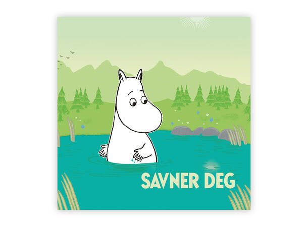 Mummi dobbeltkort - Savner deg 12 cm Mummi 
