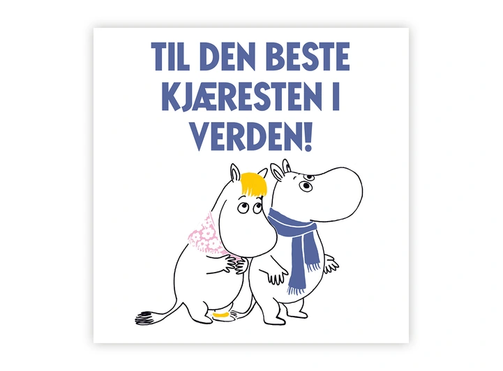 Mummi dobbeltkort - Til den beste 12 cm Mummi 