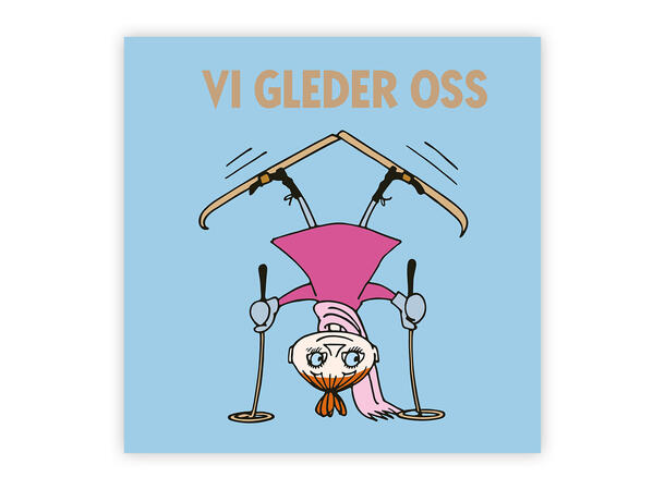 Mummi dobbeltkort - Vi gleder oss 12 cm Mummi 