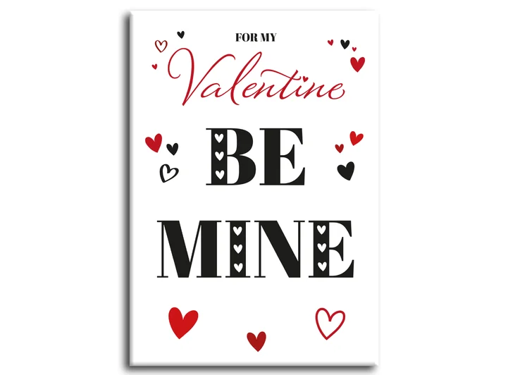 Dobbelt gratulasjonskort Valentine A6 dobbelt kort 
