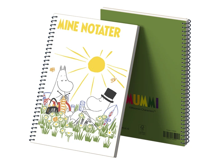Mummi Notatbok A4 Mine notater Sol Mummi 