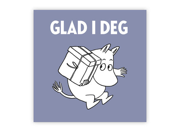 Mummi dobbeltkort - Glad i deg 12 cm Mummi 
