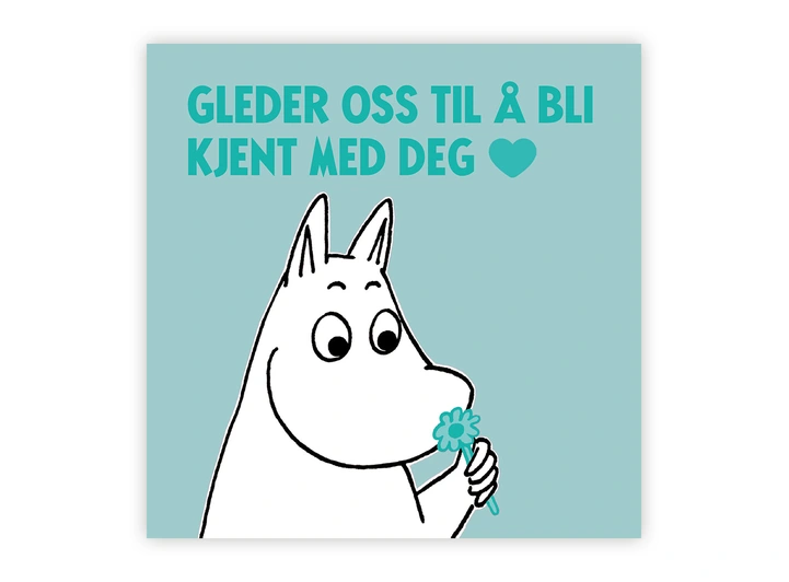 Mummi dobbeltkort - Gleder oss til å bli 12 cm Mummi 
