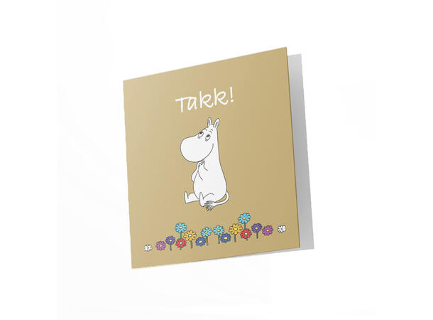 Mummi dobbeltkort - Takk 12 cm Mummi