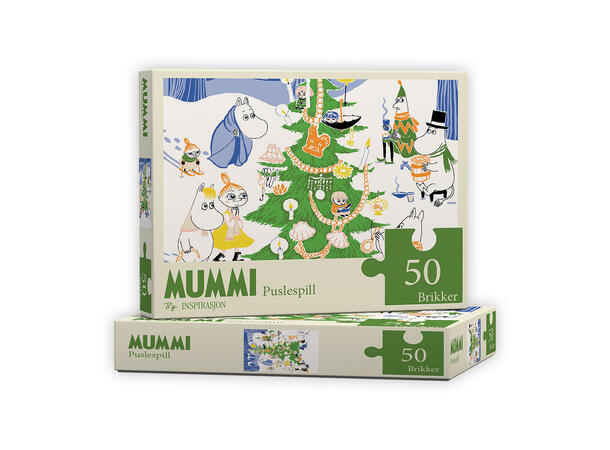Mummi Puslespill 50 Jul i Mummidalen 50 brikker 