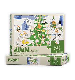 Mummi Puslespill 50 Jul i Mummidalen 50 brikker
