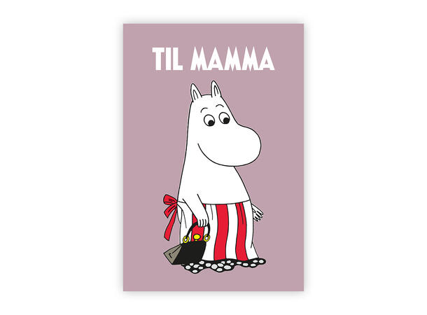 Mummi dobbeltkort- Til Mamma 17 cm  Mummi 