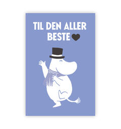 Mummi dobbeltkort- Til den aller beste 17 cm  Mummi