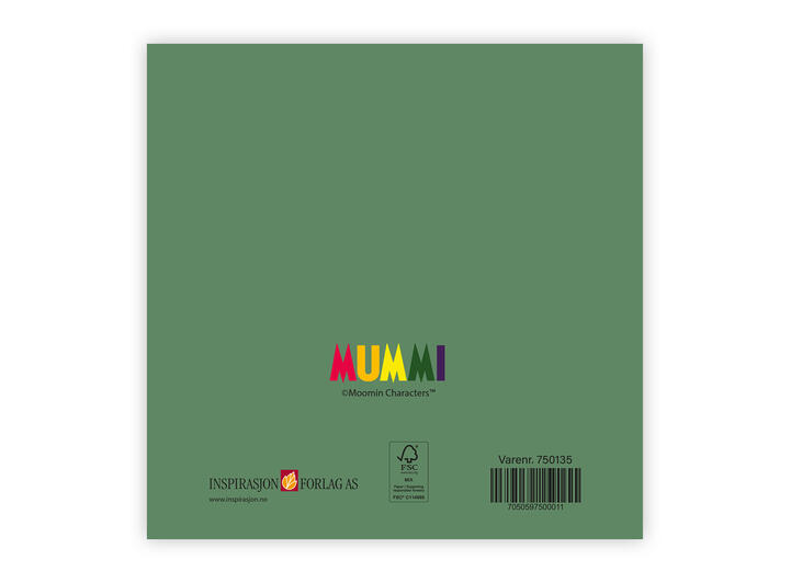Mummi dobbeltkort - Gratulerer 12 cm Mummi 