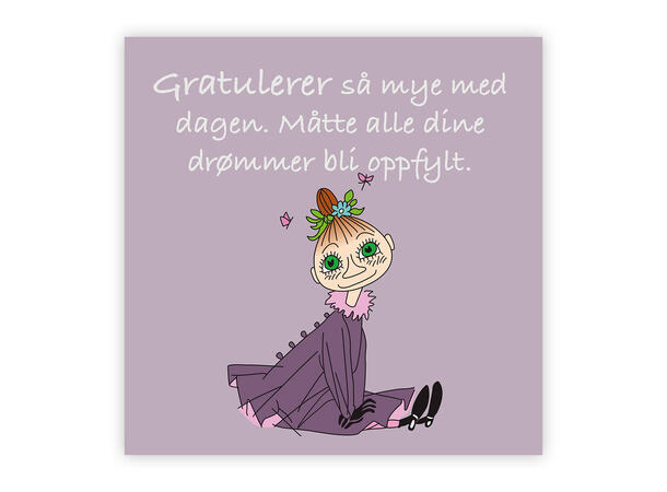 Mummi dobbeltkort - Gratulerer så mye 12 cm Mummi 