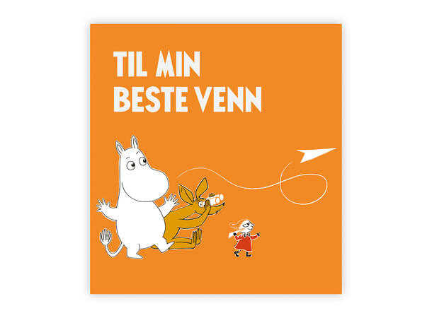Mummi dobbeltkort - Til min beste venn 7,5 cm Mummi 