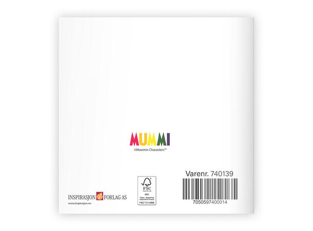 Mummi dobbeltkort - Verdens beste 7,5 cm Mummi