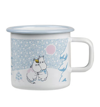 Mummikopp Emalje - La det sn&#248; 3,7 dl