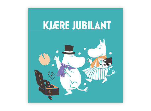 Mummi dobbeltkort - Kjære jubilant 12 cm Mummi 