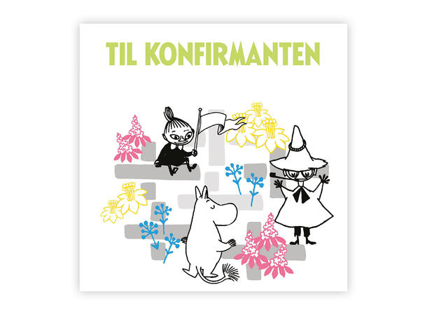 Mummi dobbeltkort - Til konfirmanten 12 cm Mummi 