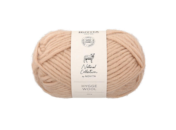 Garn - Hygge Wool 100g 024 Hvete 024 Hvete