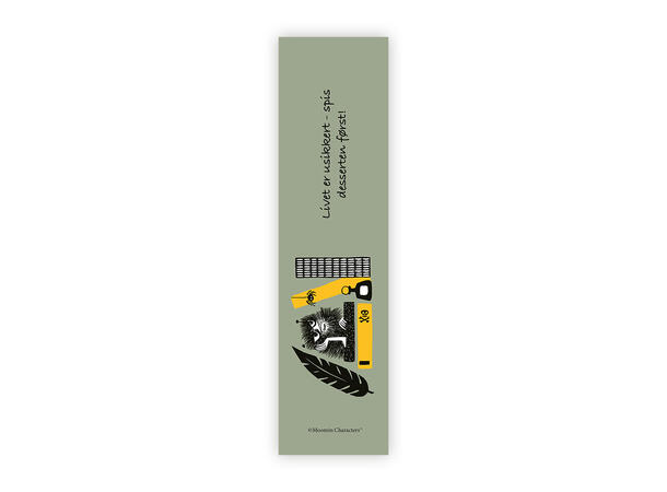 Mummi Bokmerke - Livet var usikkert 20 x 5 cm 