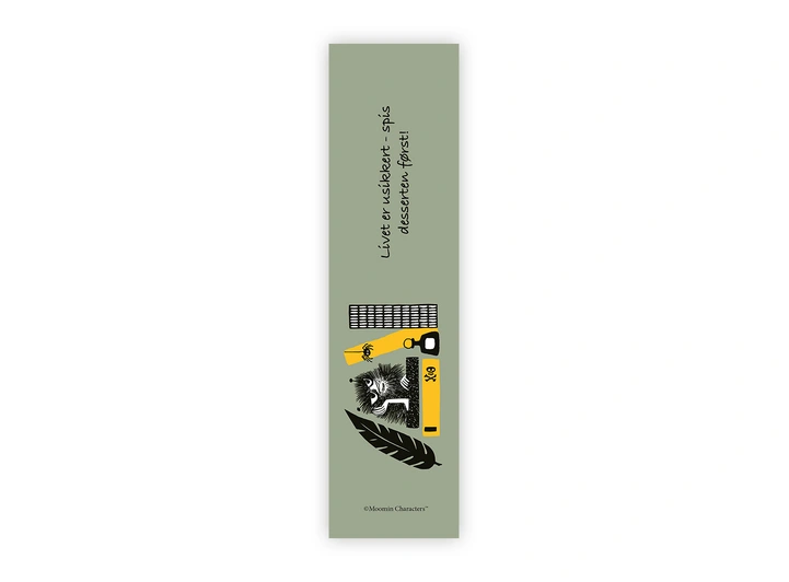 Mummi Bokmerke - Livet var usikkert 20 x 5 cm 