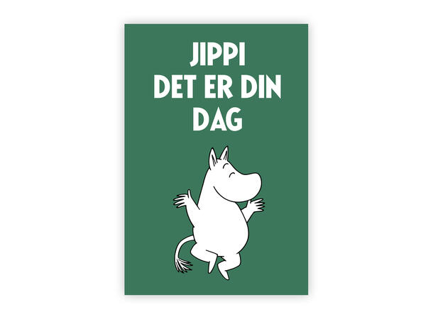 Mummi dobbeltkort- Jippi det er din dag 17 cm  Mummi 