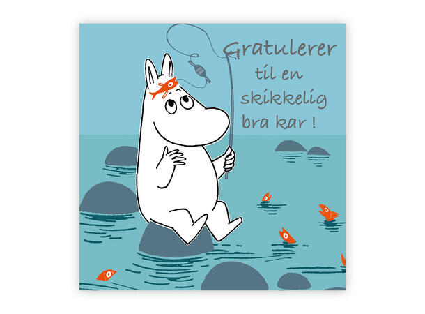 Mummi dobbeltkort - Gratulerer til en 12 cm Mummi 