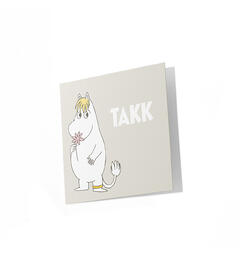 Mummi dobbeltkort - Takk 7,5 cm Mummi
